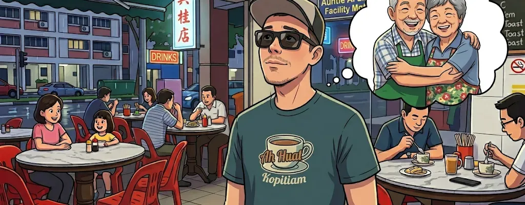 How I Built My Singaporean Grandparents Running a Food Court — In AI