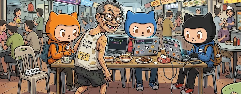 Part 1 — Meet Git-Kepo: The Kaypoh Git Detective Who Joined My AI Family