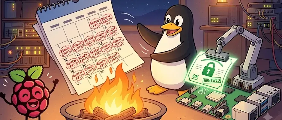 Part 19 — How I Run My Entire Digital Life on a Raspberry Pi: Automate Your Wildcard Certificates Forever with a Free CNAME Trick