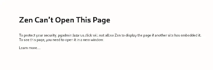 Error you can easily face when PgAdmin runs behind a reverse-proxy
