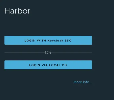 Keycloak SSO is enabled