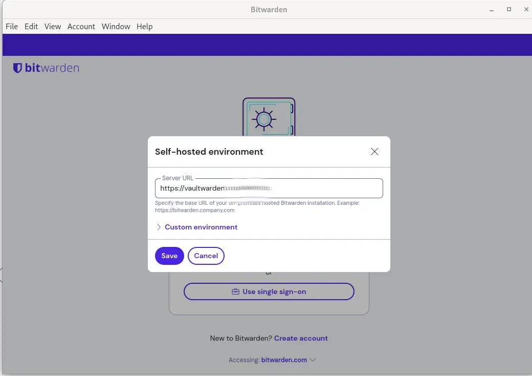 set up self-hosted backend