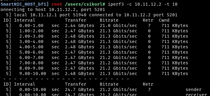 Part IV — NVIDIA Mellanox Bluefield-2 SmartNIC Hands-On Tutorial: Baseline Throughput Tests with iperf3