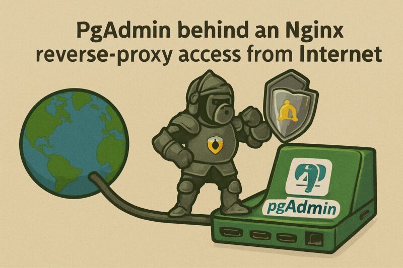 How to configure containerized PgAdmin + Nginx Reverse Proxy